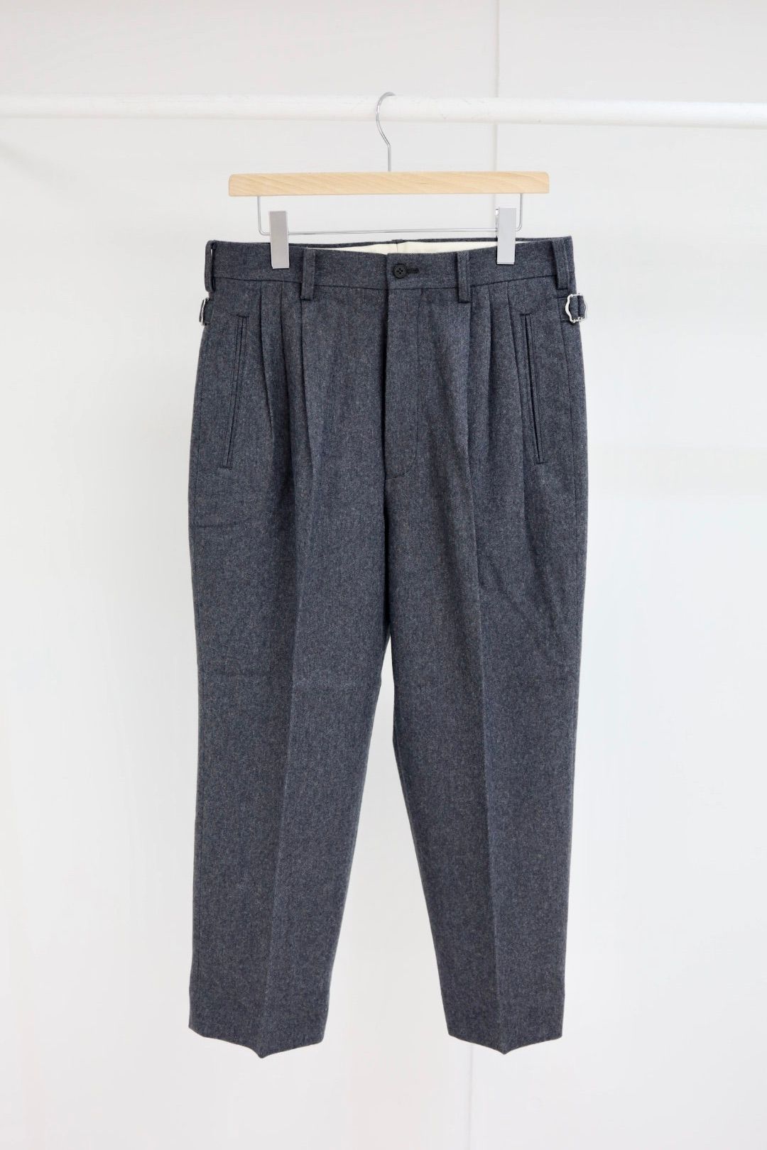 コムデギャルソンオム25FW ウールフラノパンツ(HP-P035-051)CHARCOAL☆11月1日(土)発売!