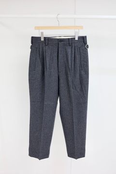 コムデギャルソンオム25FW ウールフラノパンツ(HP-P035-051)CHARCOAL☆11月1日(土)発売！