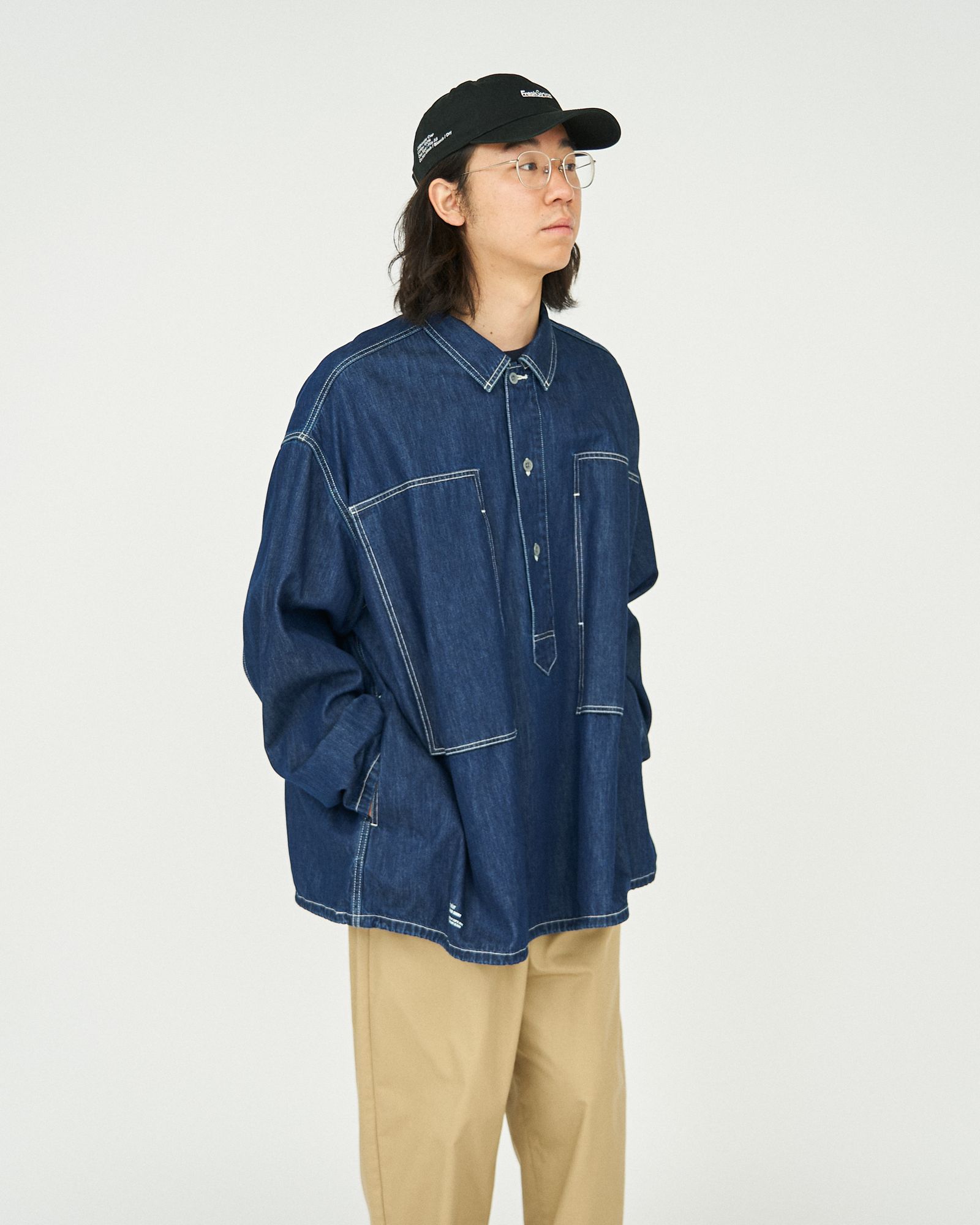 フレッシュサービス DENIM PULLOVER SHIRT(FSC251-50135OW)ONE WASH☆2月22日(土)発売！