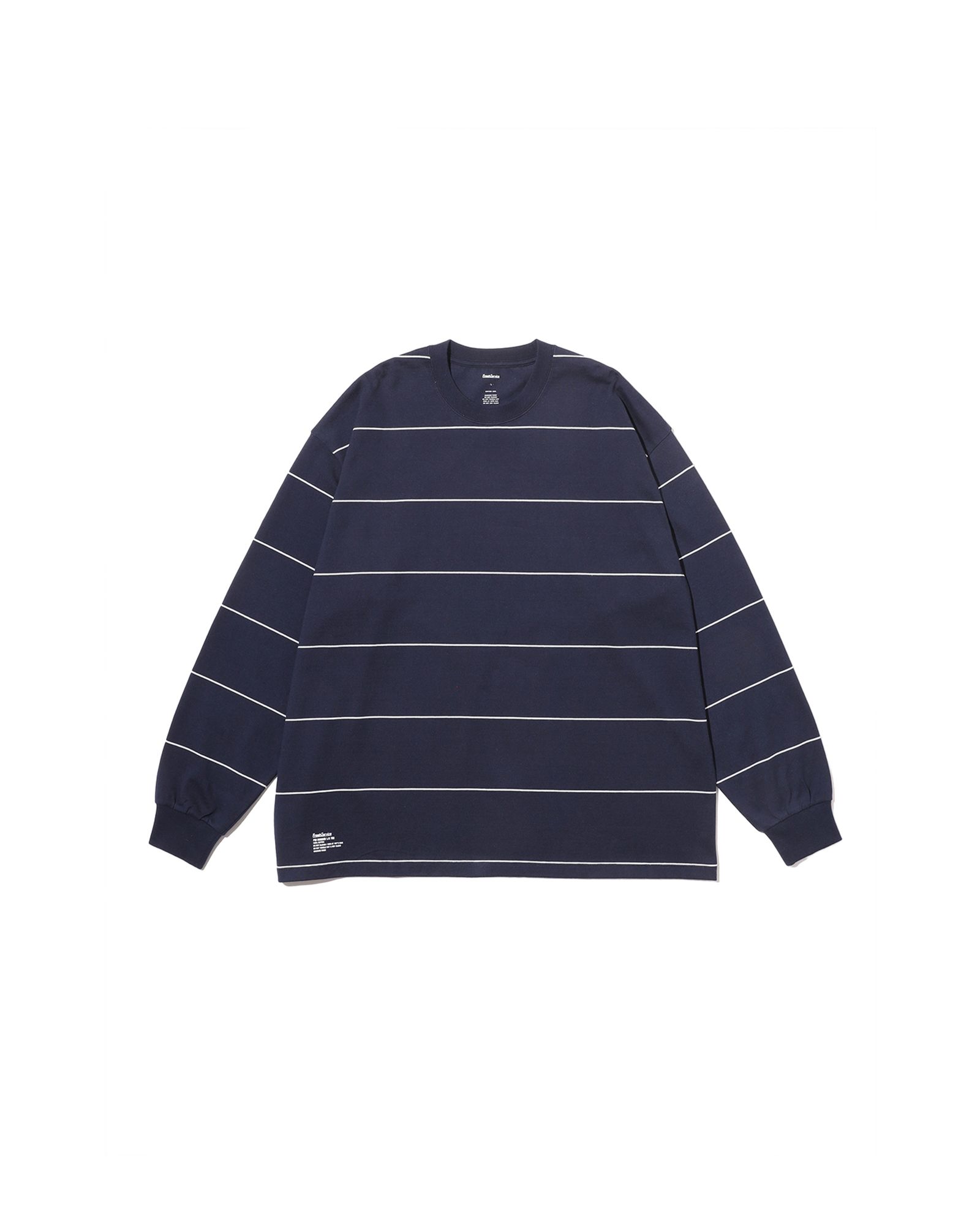 FreshService PIN BORDER L/S TEE(FSC263-70089)NAVYxWHITE ☆8月15日(土)新作発売！