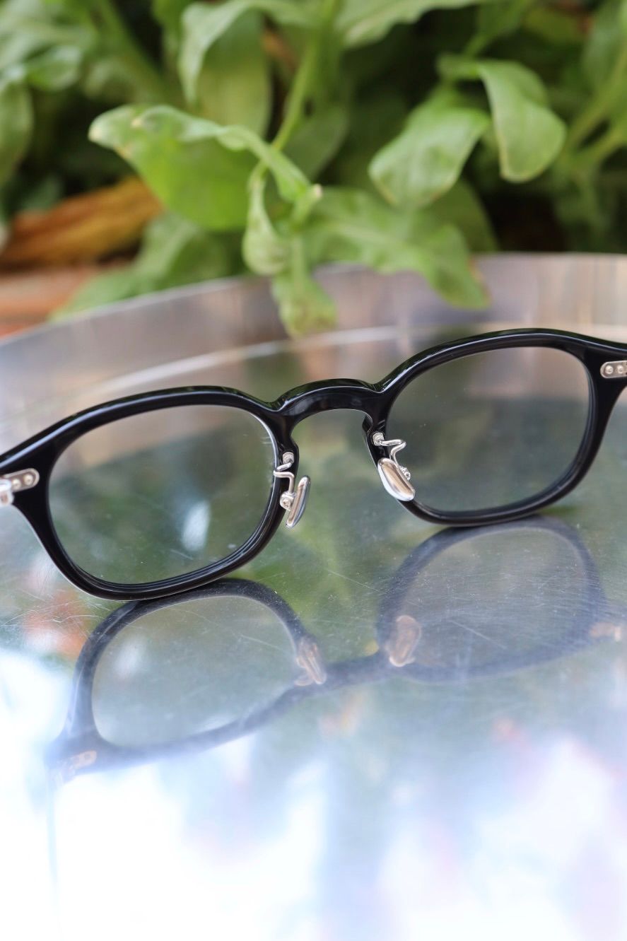 ノチノオプティカル  "JIFUSAN" #1. GLOSS BLACK × CLEAR to GREY(調光モデル)☆4月18日(土)再入荷！