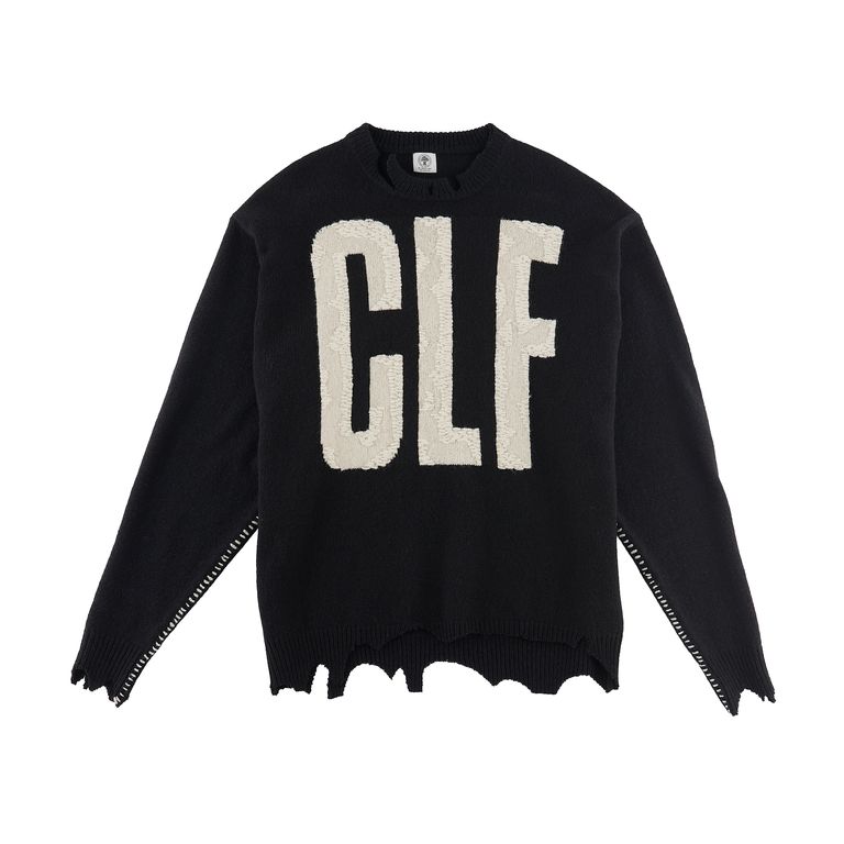 SAINT M×××××× - セントマイケル 22AW CLF KNIT(SM-A22-0000-033)BLACK 