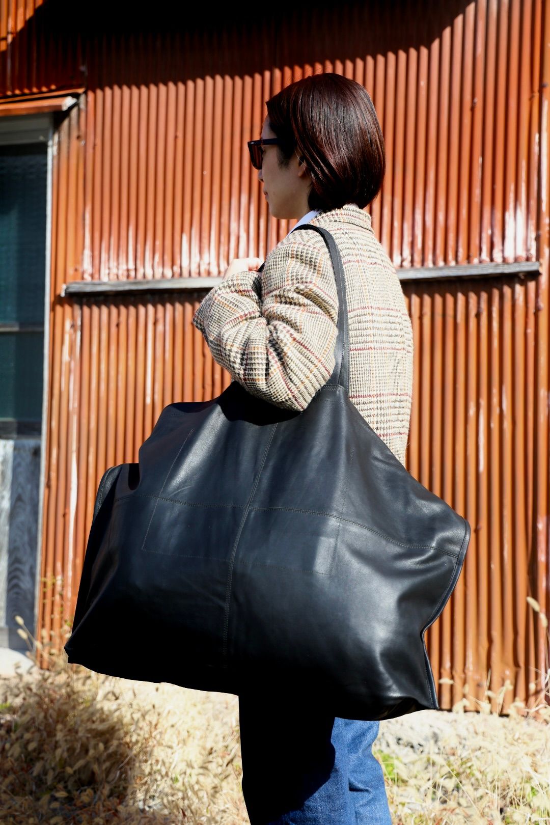 Morphee / モルフェ マグナムトートバッグ 2WAY MAGNUM TOTE "BLACK"