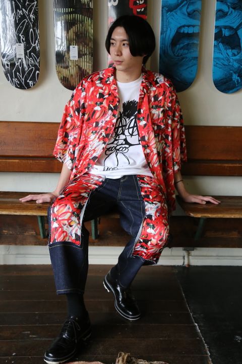 KIDILL×SKOLOCT WIDE ALOHA SHIRTS (KLSKT02) style.2021.1.23.