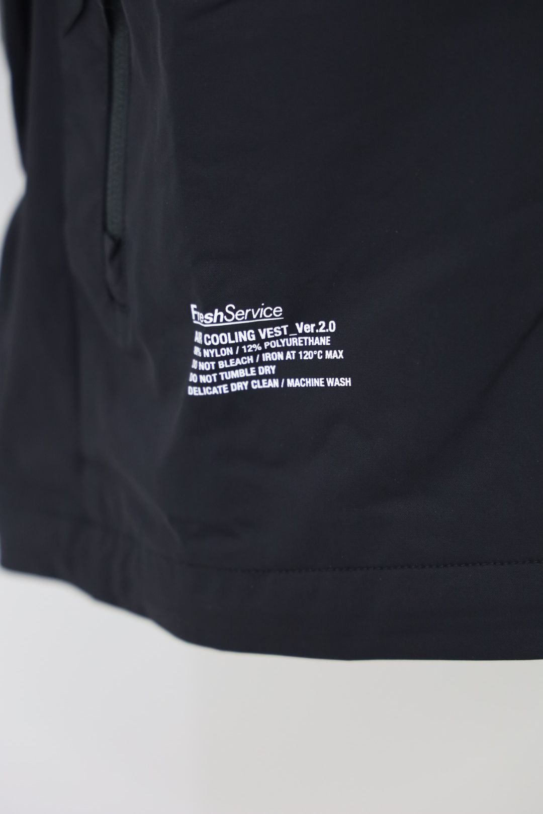 フレッシュサービス 26SS 空調服®︎ × FreshService "AIR COOLING VEST_Ver.2.0"(FSC261-30295)BLACK☆5月9日(土)発売！