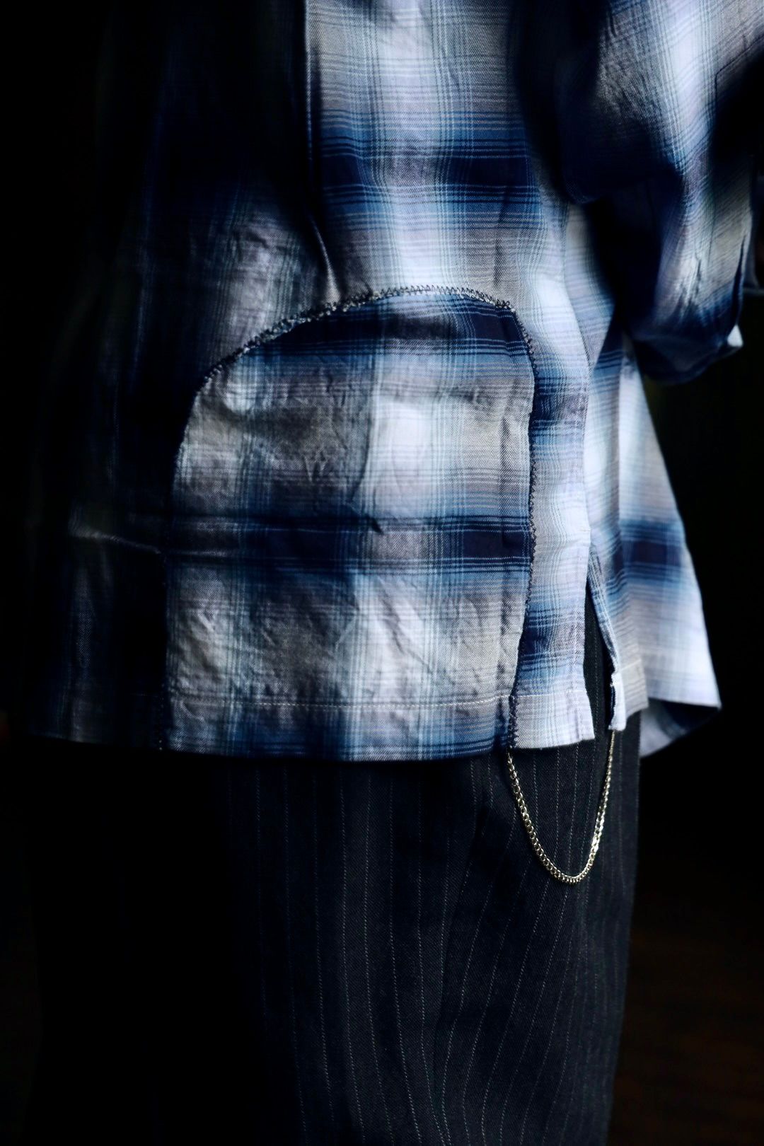BOWWOW - BOW WOW バウワウ RAYON CHECK SHIRTS REPAIRED(BW242 BOWWOW - BOW WOW バウワウ RAYON CHECK SHIRTS REPAIRED(BW242