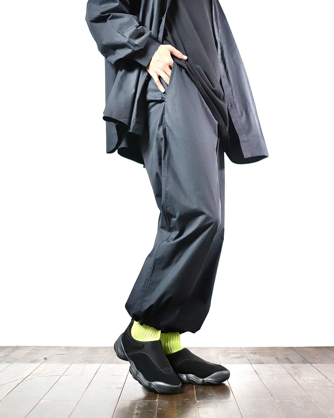 FreshService フレッシュサービス UTILITY B.D SHIRT"BLACK"スタイル