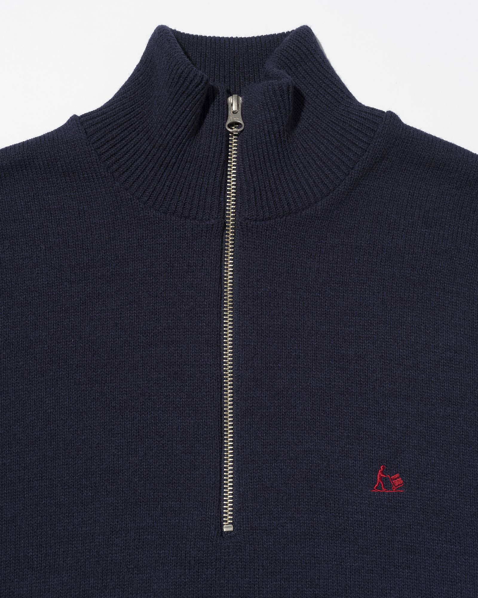 フレッシュサービス 26AW THERMAL JERSEY HARF ZIP KNIT(FSC263-80009)NAVY☆10月17日(土)新作発売！