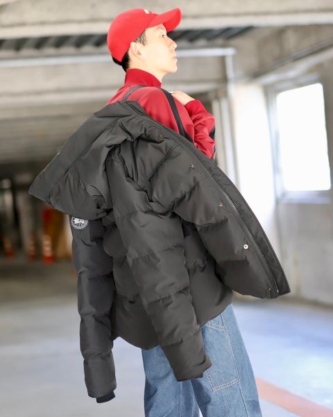 CANADA GOOSE カナダグース 新作Macmillan Parka BLACK LABELスタイル