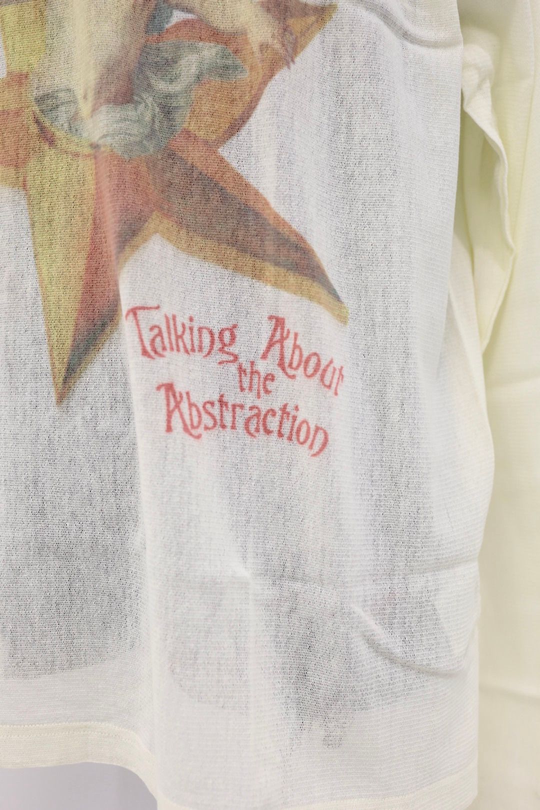 トーキングアバウト ジ アブストラクション WOMENS 26SS OPEN SHOULDEL LS(26SS-LCT-003)WHITE☆新作発売！