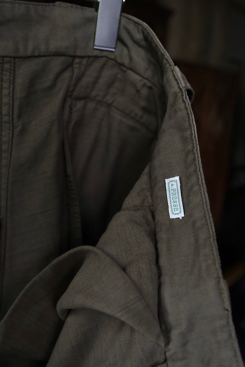 アプレッセ 2026 STYLE2 Vintage FA HBT M-47 Pants(26AAP-04-27)OLIVE☆10月17日(土)新作発売！