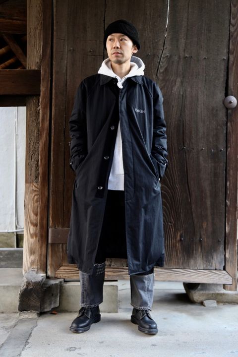 COMME DES GARCONS HOMME 新作CdGH綿ナイロンウェザーコート style.2020.12.8.