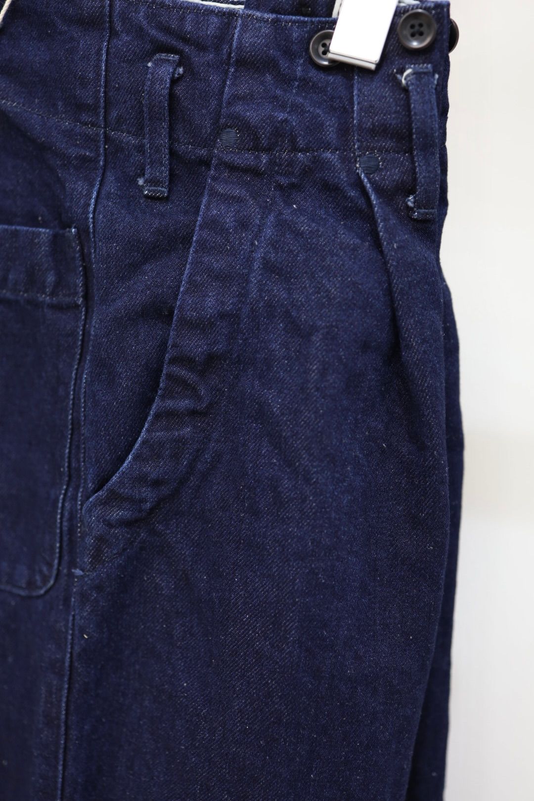 Gurank 26SS グランク コットンリネンデニムワークパンツ CL denim work pants (2620)INDIGO★新作発売！