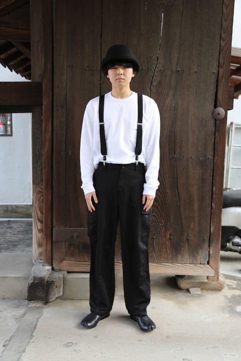 COMME des GARCONS HOMME エステルツイルカーゴパンツ製品染(HG-P004 