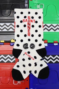 セントマイケル 26SS DOT SOCKS(SM-MK8-0000-101)WHITE★1月10日(土)発売！