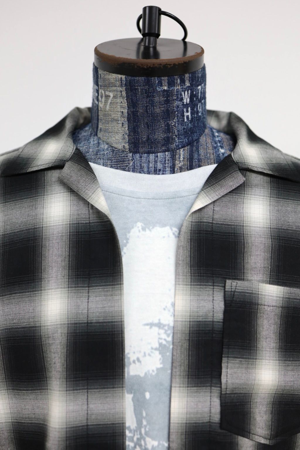 トーキングアバウト ジ アブストラクション 26SS TRANSFER LAYERED STYLE S/S SH(26SS-SH-004)BLACK☆新作発売！