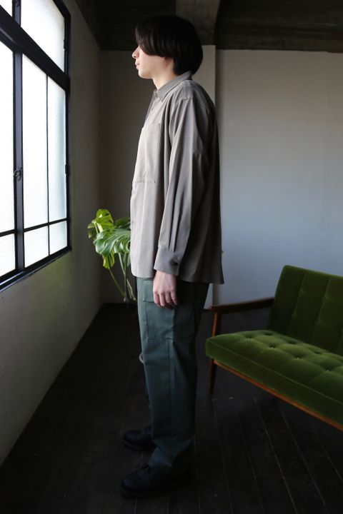 YOKE OVERSIZED BIG POCKET SHIRT(YK21SS0189SH) ※2月20日発売 style.2021.2.19.