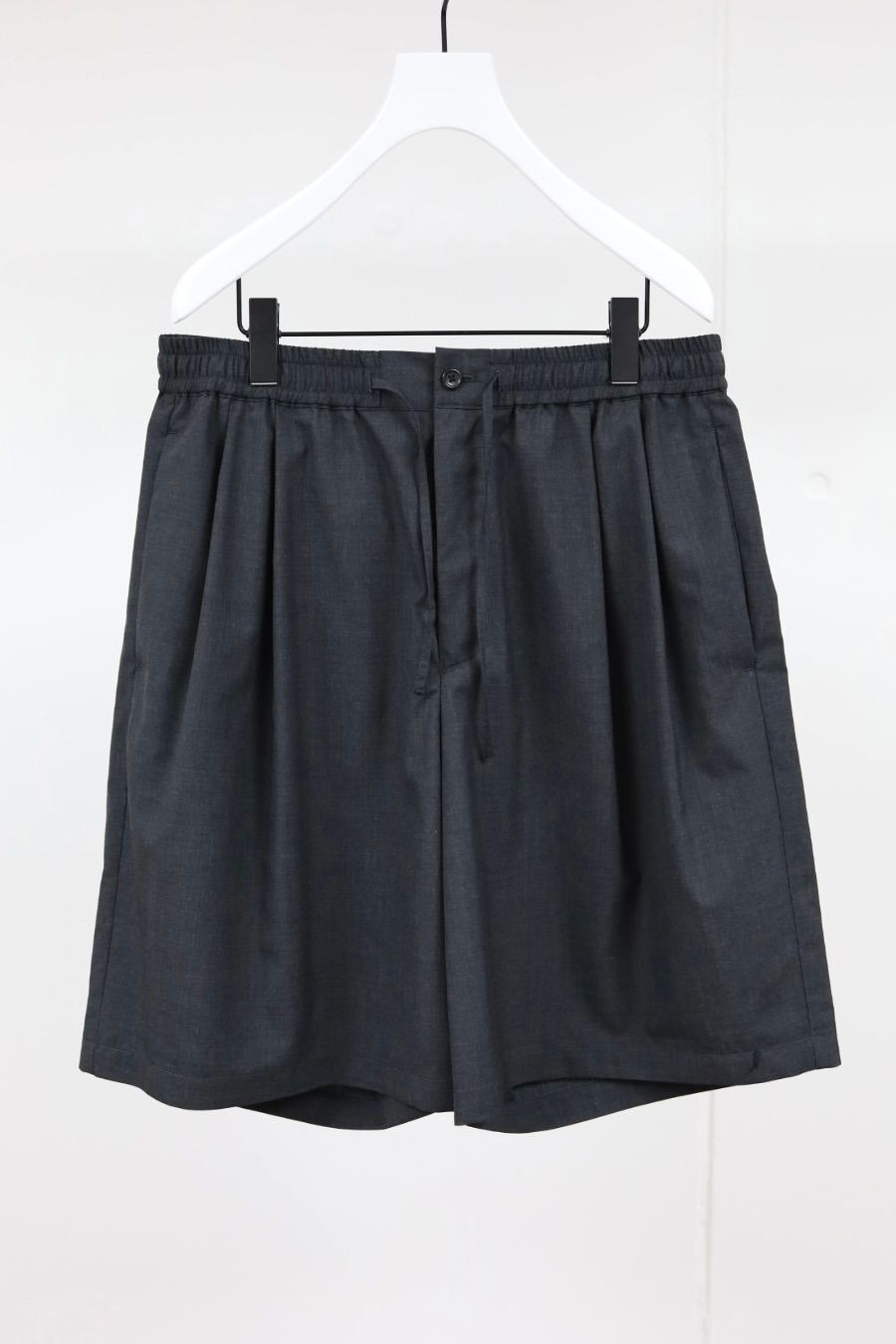 Graphpaper 26SS Fine Wool Heather Drawstring Track Shorts(GM261-40323)CHARCOAL☆2月21日(土)発売！