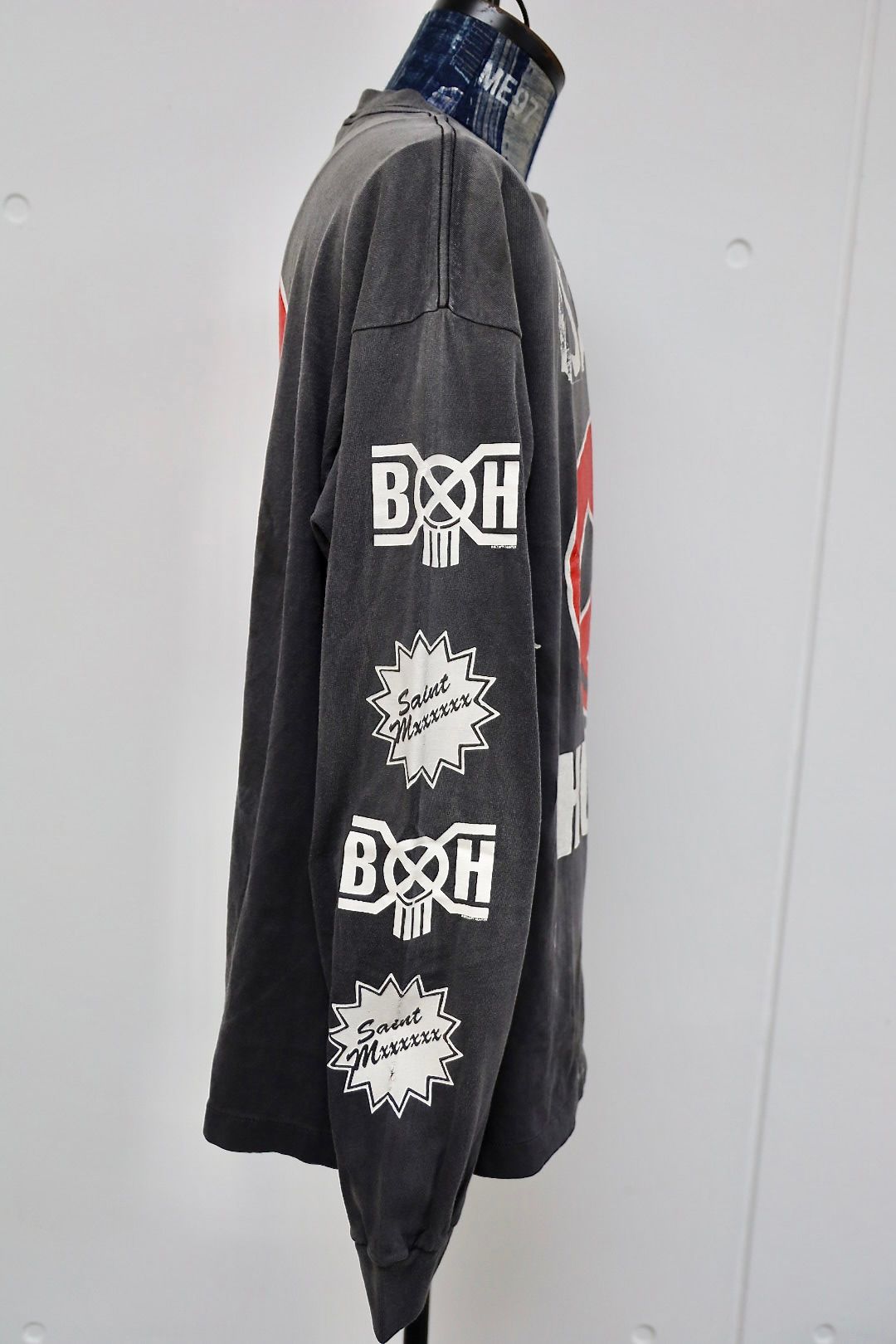 セントマイケル 26SS BH_LS T-SHIRT/SAINT HUNTER (SM-MK8-0000-C31)BLACK☆2月21日(土)10:00発売！