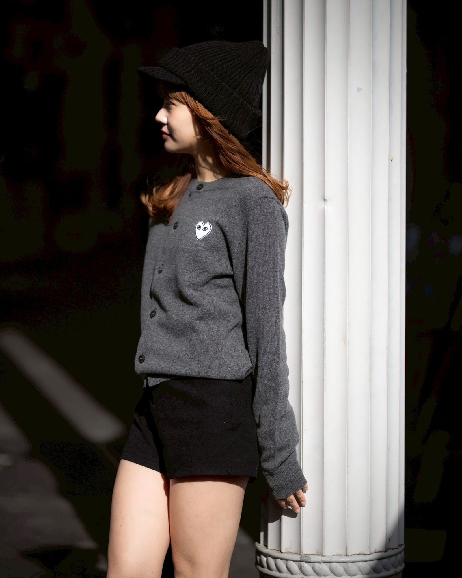 PLAY COMME des GARCONS 新作ROUND NECK CARDIGAN style.2025.12.7