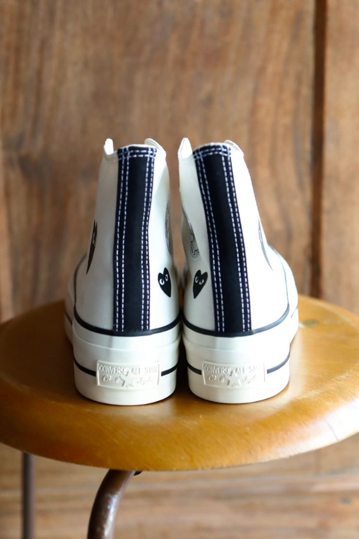 プレイコムデギャルソン PLAY CONVERSE CHUCK TAYLOR(AZ-K124-001-2)WHITE