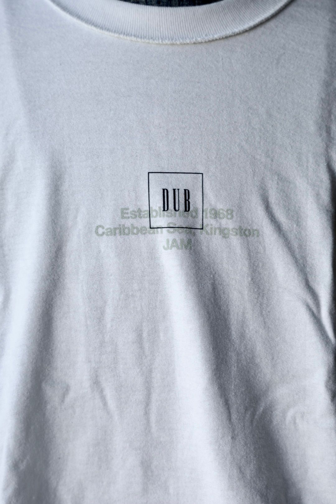 イズネスミュージック 25AW DUB EST LONG SLEEVE T-SHIRT (IMP6_15_DUBESTLS01) WHITE