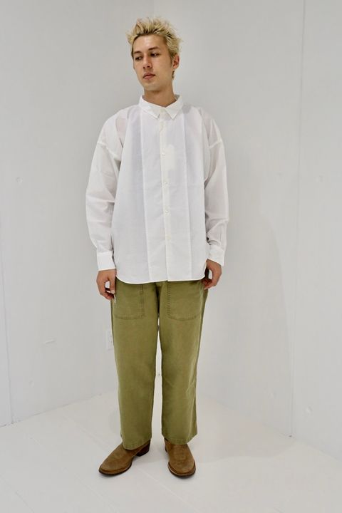 Gurank グランク ワークシャツ Work shirts(2558)WHITE☆新作発売！