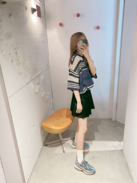 YOKE 新作BORDER MESH KNIT SKIPPER POLO SHIRT style.2024.5.23