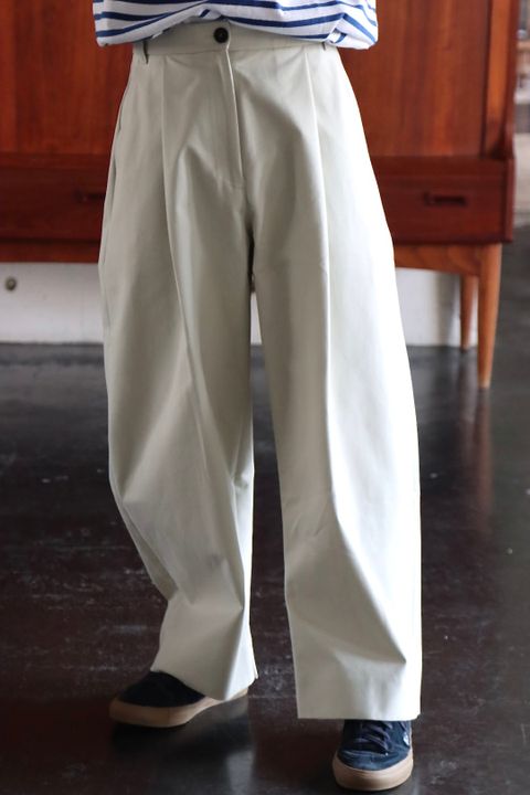 STUDIO NICHOLSON 22SS DEEP PLEAT VOLUME PANTS style.2022.3.9.