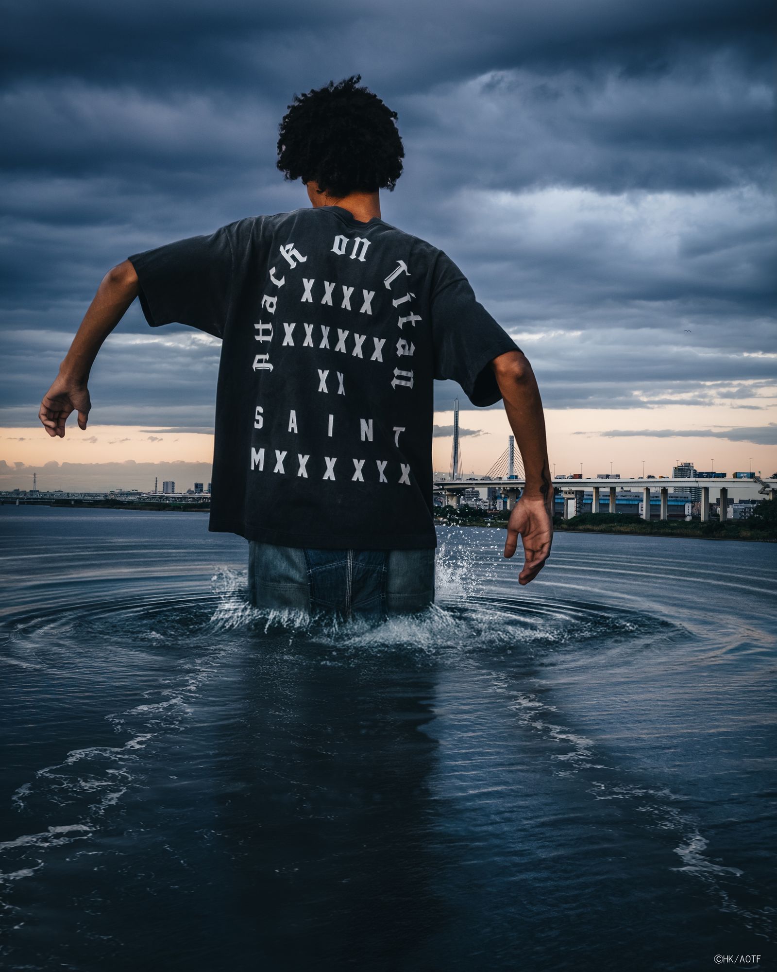 セントマイケル 26SS ATTACK ON TITAN AOT_SS TEE(SM-MK8-0000-C77)BLACK☆3月30日(月)発売！