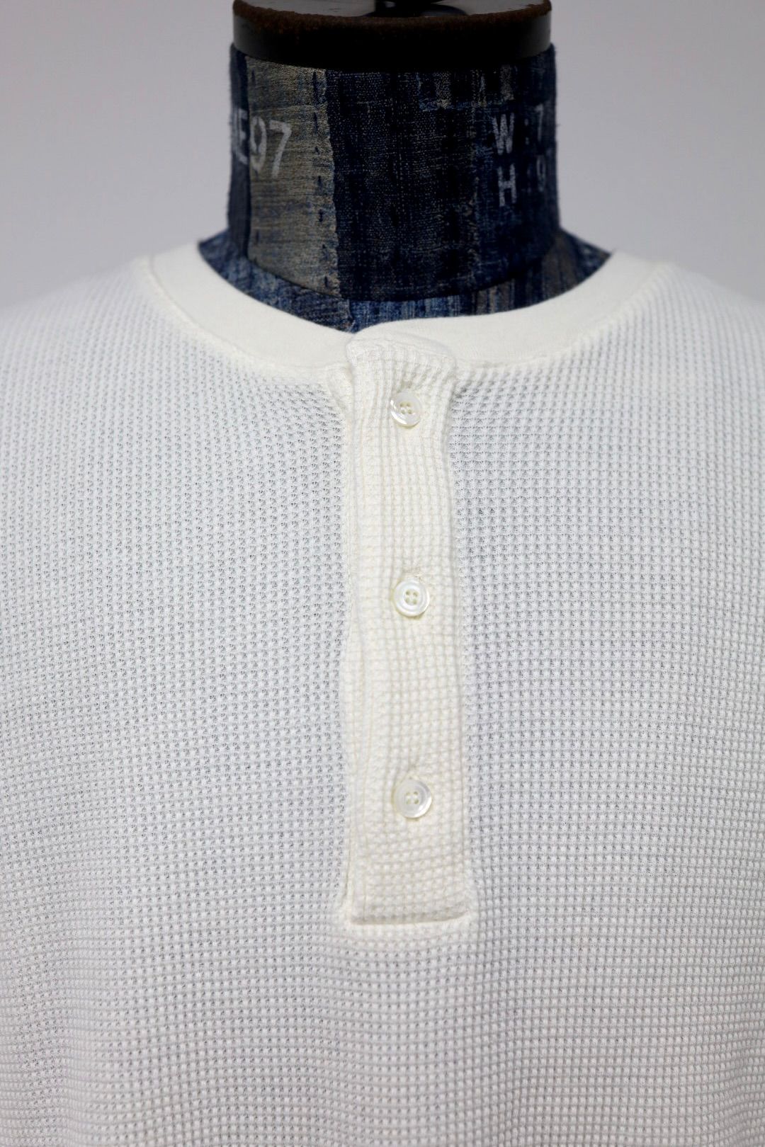 アプレッセ 2026 STYLE2 Cashmere Blend Wafflel L/S Henley Neck Shirts(26AAP-05-03) WHITE☆6月6日(土)発売！