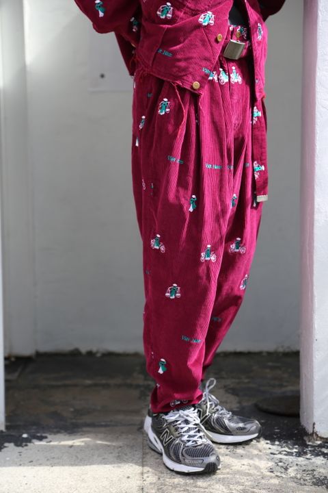 doublet VETNAM EMBROIDERY COURDUROY セットアップ"PINK"Style.2020.9.14.
