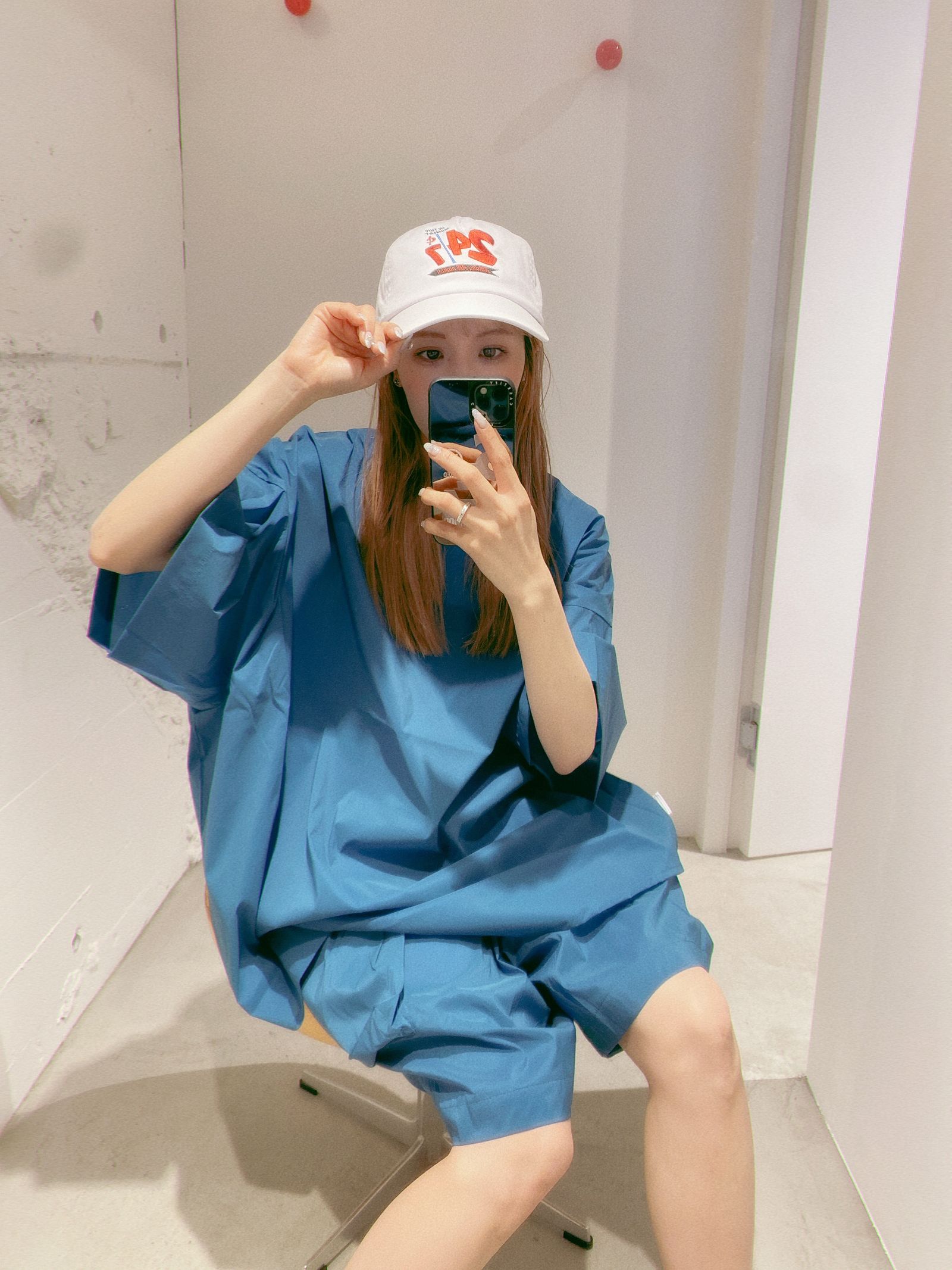 S.F.C 24SS エスエフシー BIG NYLON ROUND SS TEE (SFCSS24S06)Blue☆3月30日(土)発売！