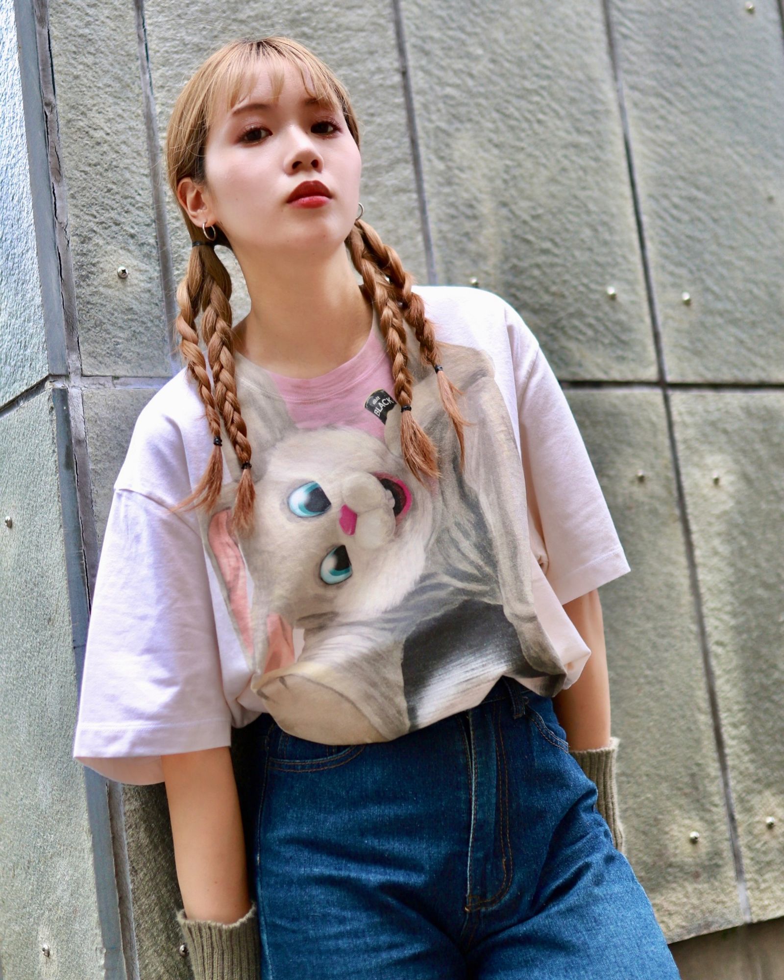 doublet - ダブレット 23AW STUFFED RABBIT DURING T-SHIRT