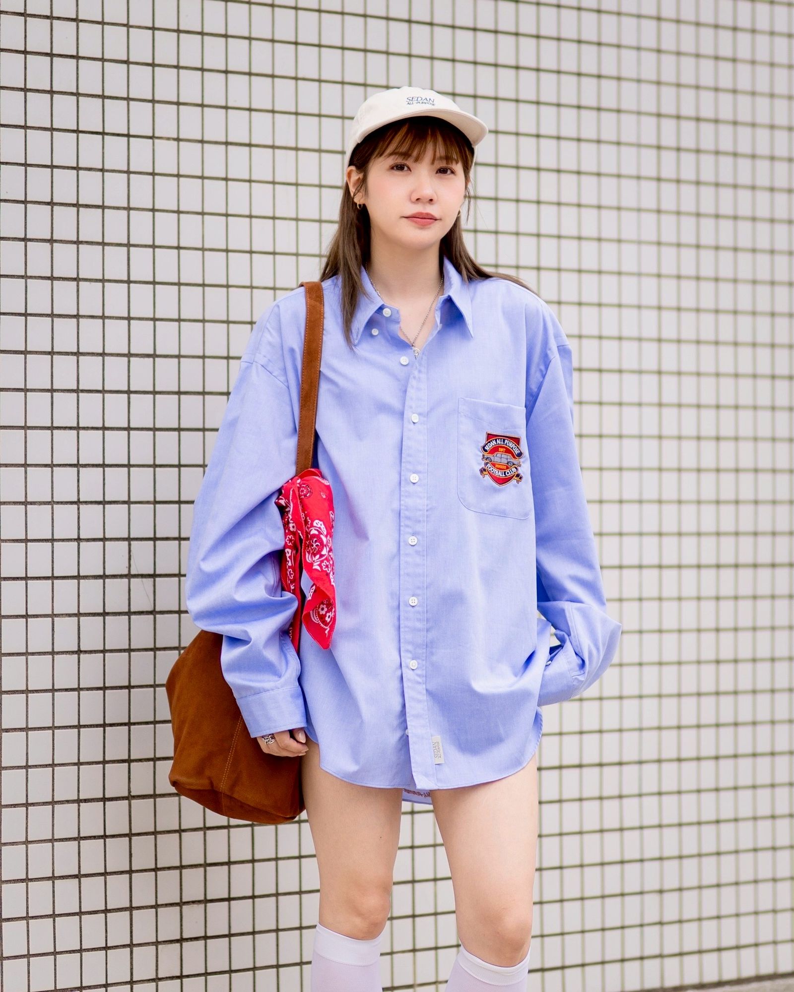 Magine(マージン)】STRETCH BAND COLLAR SKIPPER SHIRTS シャツ