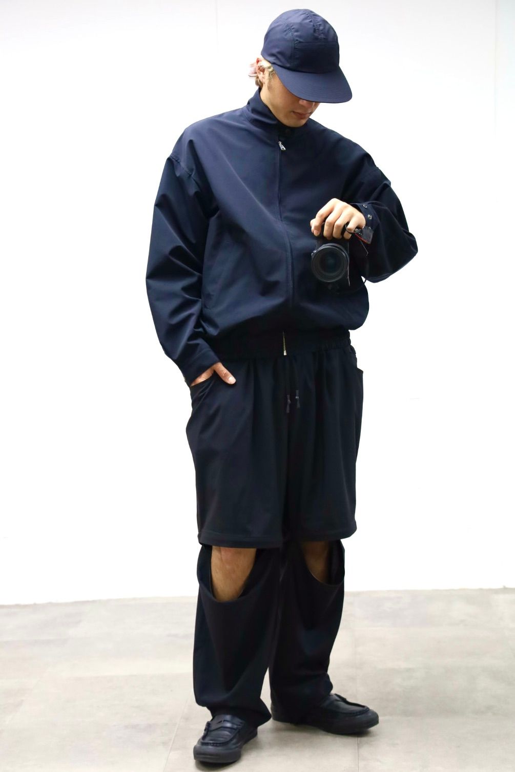 S.F.C 26SS エスエフシー T/C BOMBER JACKET(SFCSS26J01)Navy☆2月28日(土)発売！