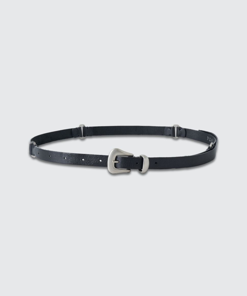 ヨーク25SS LEATHER NALLOW WESTERN BELT(YK25SS0983A)BLACK☆12月21日(土)発売！