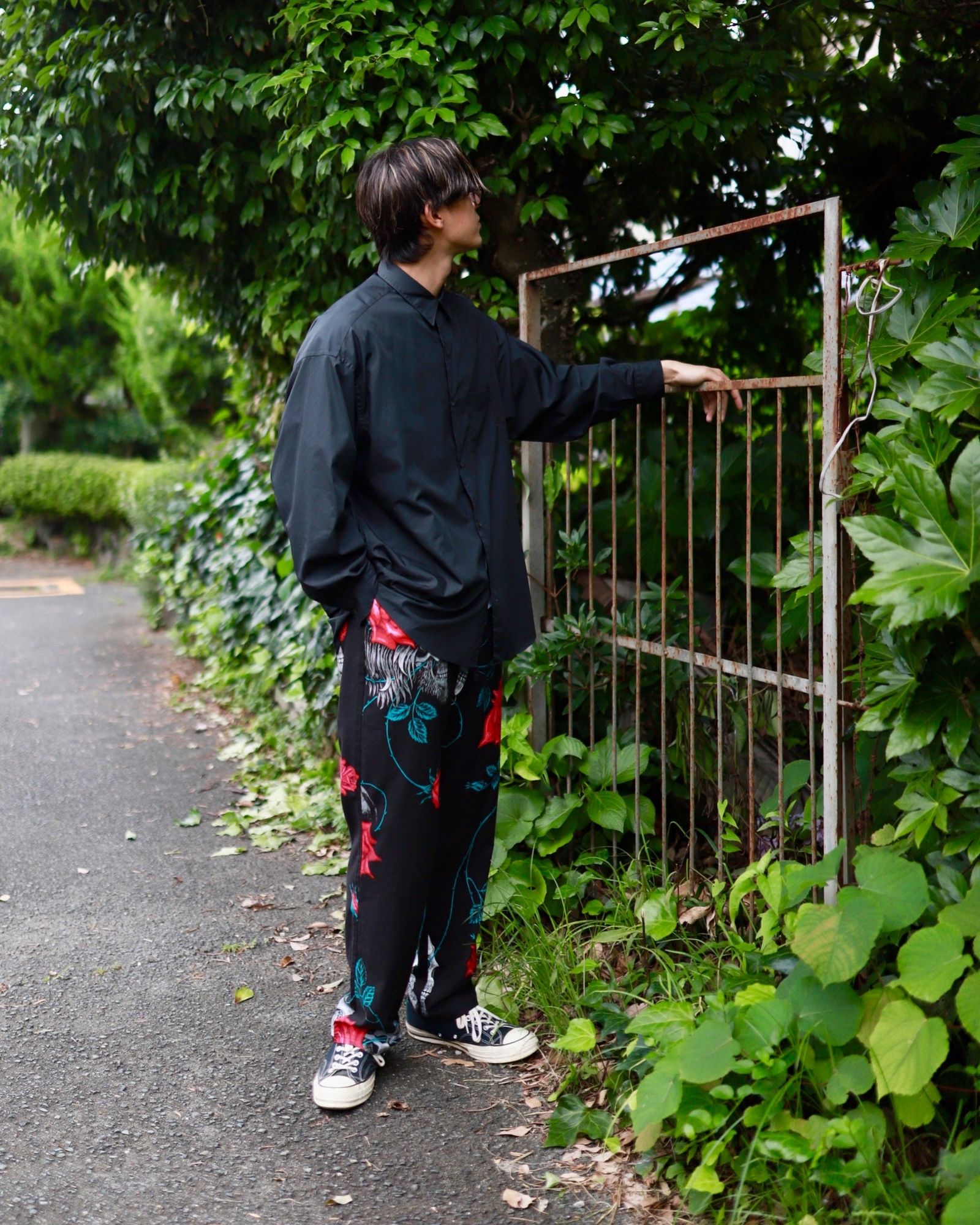 SAINT M×××××× ×WILDSIDE YOHJI YAMAMOTO PAJAMA PANTS mark
