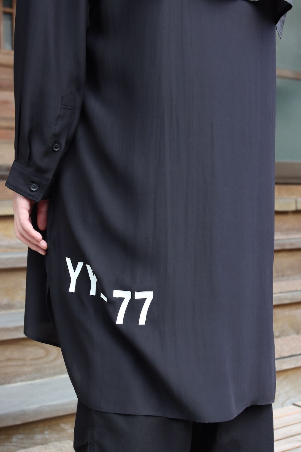 Yohji Yamamoto 21AW M-ツバメ濃紺プリントB(HX-B58-412) style.2021.8.29.