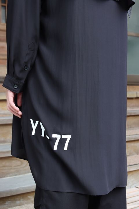 Yohji Yamamoto 21AW M-ツバメ濃紺プリントB(HX-B58-412) style.2021.8.29.