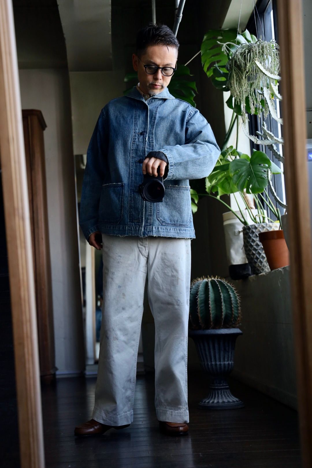 BOWWOW - BOW WOW バウワウ カバーオールUSN M43 DUNGAREE