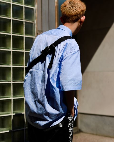 COMME des GARCONS HOMME コムデギャルソンオム23SS 綿オックスS/Sシャツ スタイル