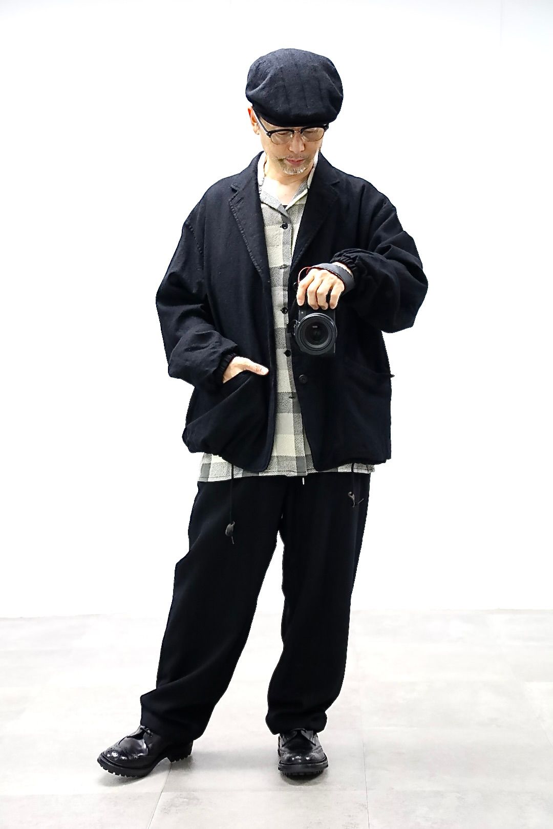 COMME des GARCONS HOMME ウールサージ製品縮絨3Bジャケット2025.10.4.
