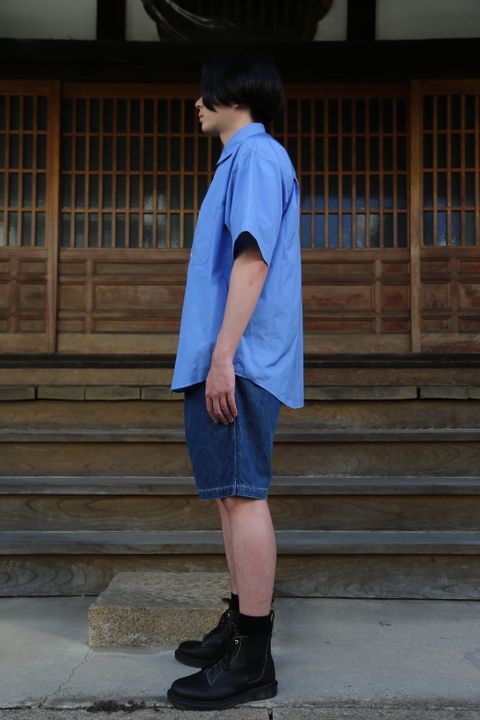 Gpaphpaper Broad Oversized S/S Regular Collar Shirt(GM212-50625B) style.2021.5.22.