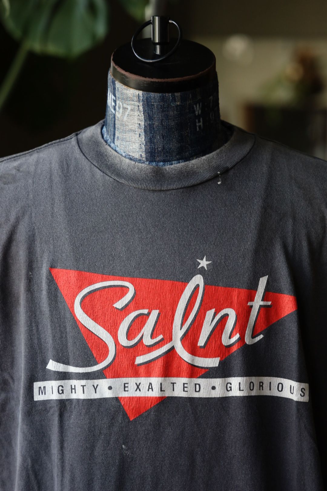 セントマイケル Tシャツ MIGHTY SAINT SS TEE(SM-HR1-0000-006)BLACK☆7月19日(土)発売！