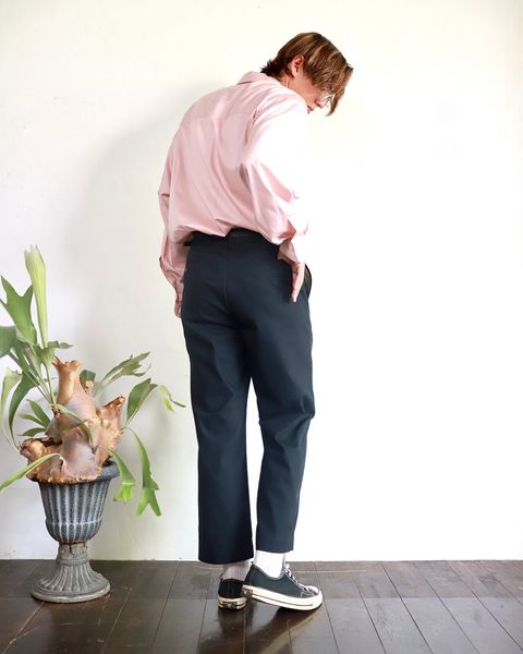 A.PRESSE 23AW Work Chino Trousers"NAVY"スタイル