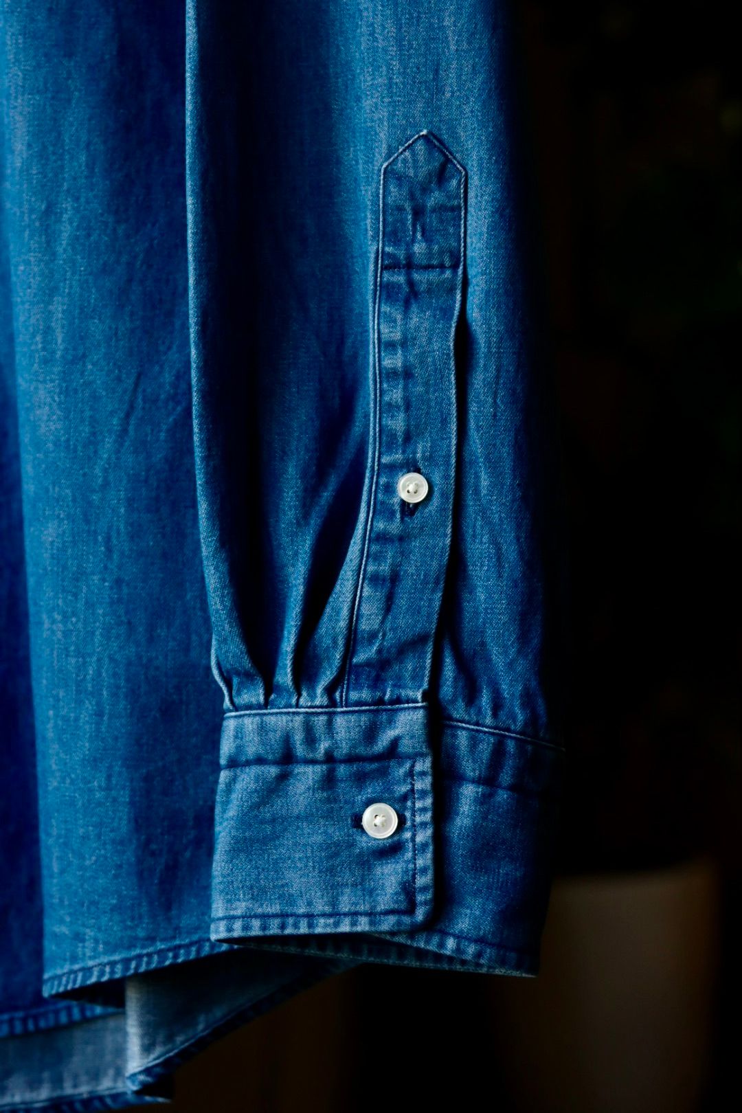 A.PRESSE - アプレッセ23AW Washed Denim Shirt (23AAP-02-08H)INDIGO