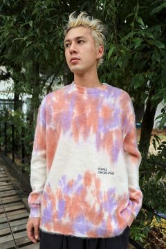 S.F.C 25FW エスエフシー DYED MOHAIR CREW (SFCFW25KN03)Natural,Orange,Purple