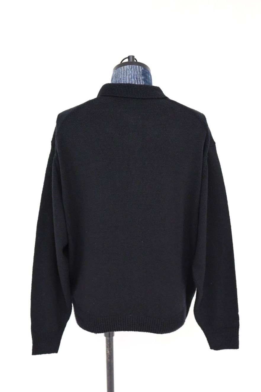 アプレッセ 2026 STYLE1 Washed Silk Nep Polo Shirt(26SAP-03-09)BLACK☆1月10日(土)発売！