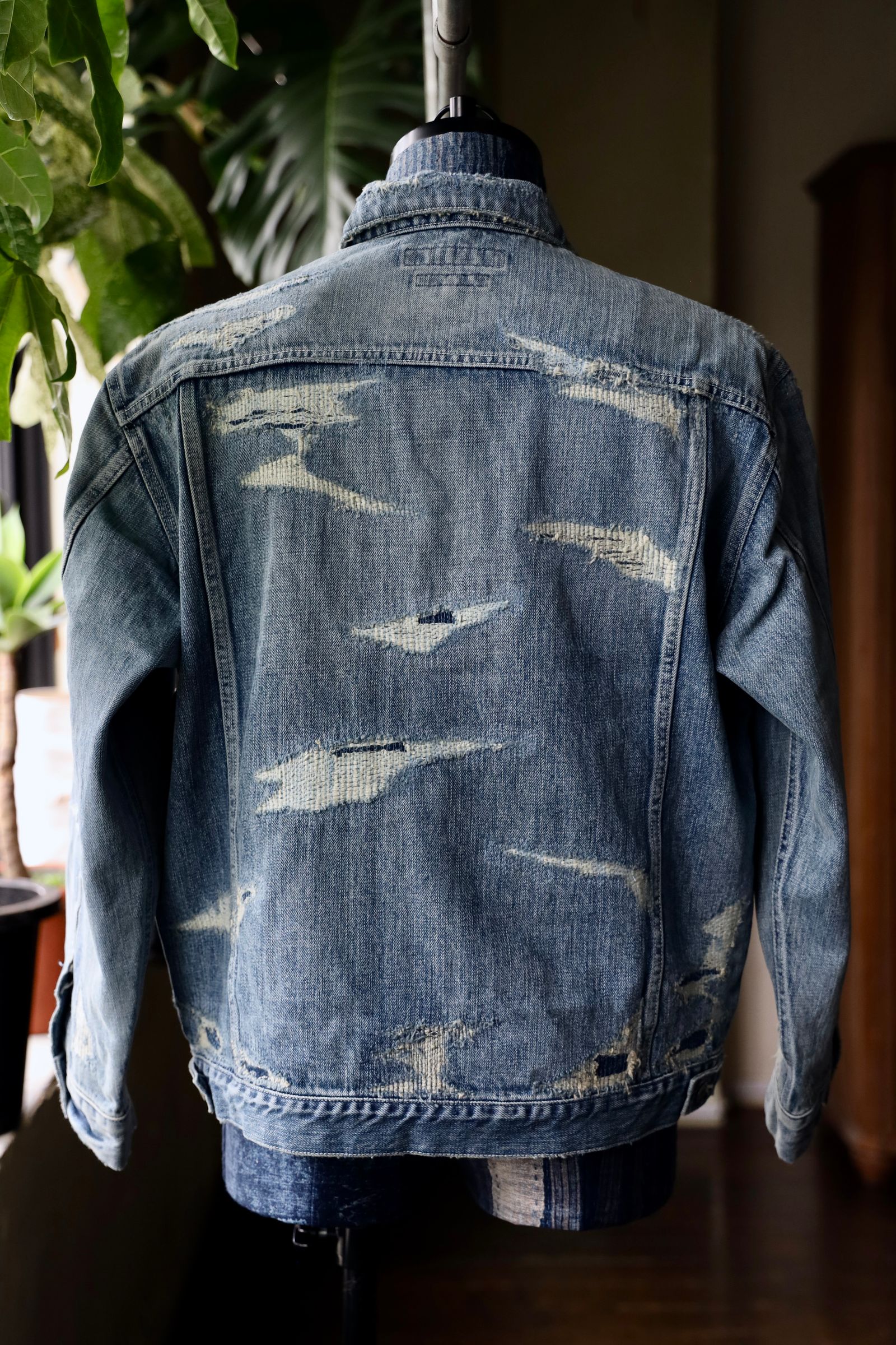 ジャケット・アウター FDMTL DENIM JACKET INDIGO 2 FA24/JK33R COVERALL JACKET 3YR WASH – FDMTL